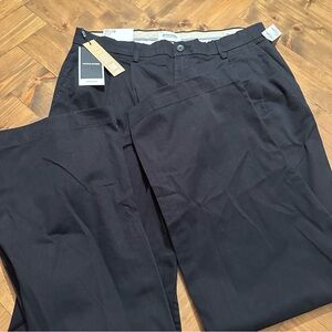 NWT Jack & Jones WIDE-LEG FIT CLASSIC PANTS BLACK Size 34 x 32